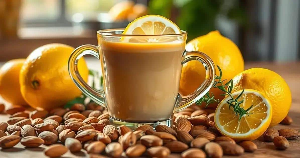 Curiosidades sobre el café con leche de almendras y limón