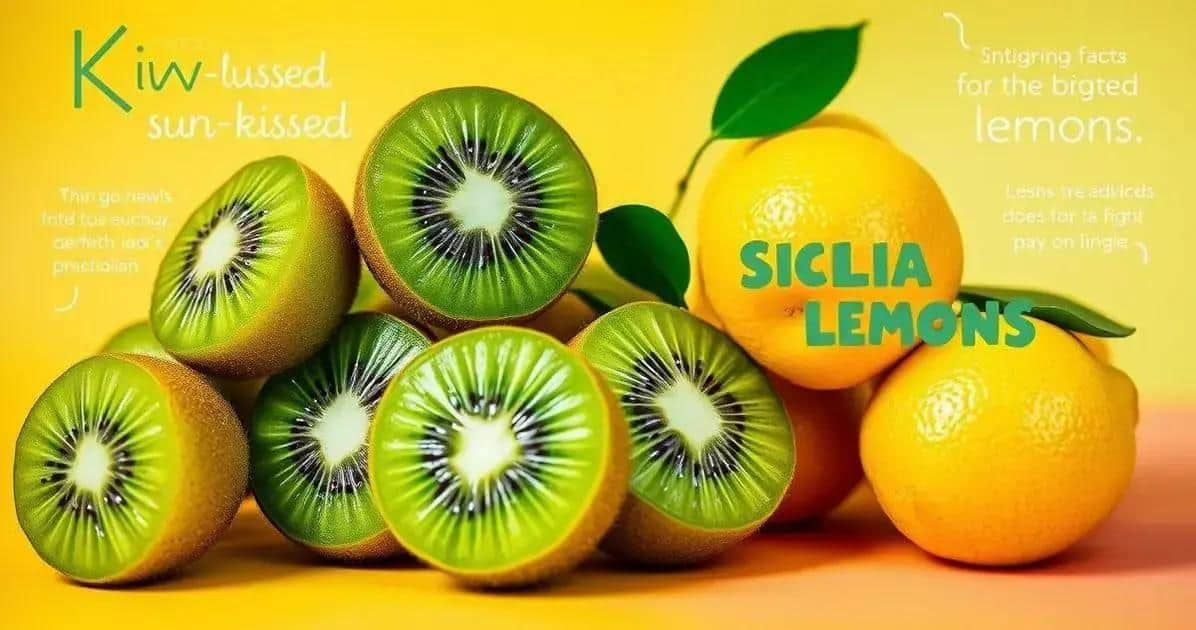 Curiosidades sobre el Kiwi y el Limón Siciliano