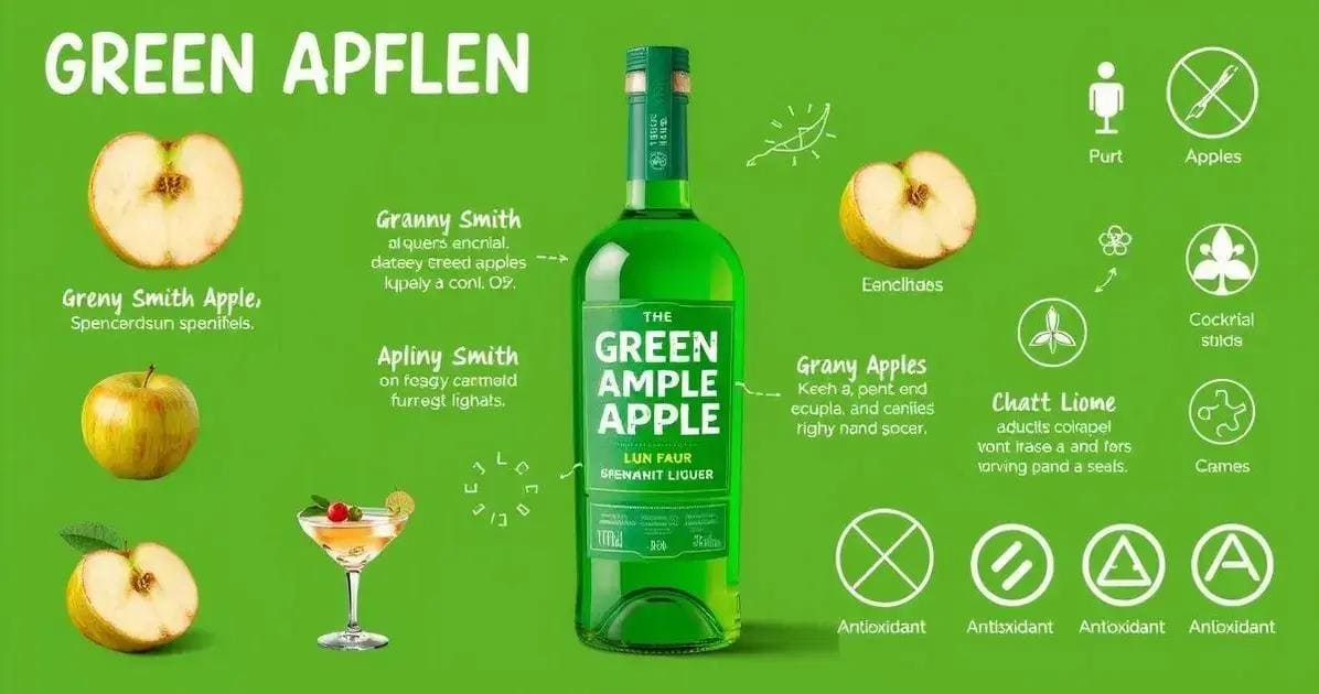 Curiosidades sobre el licor de manzana verde