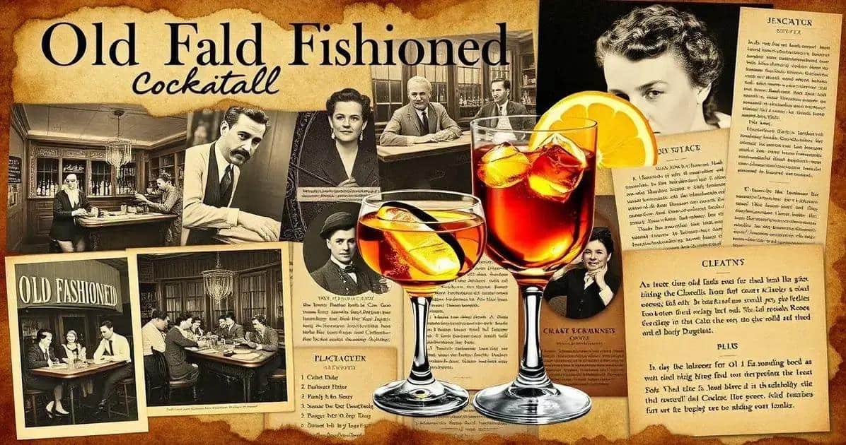 Curiosidades sobre el Old Fashioned
