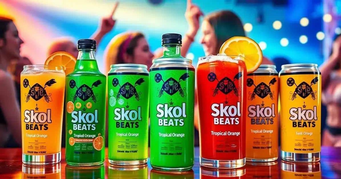 Curiosidades sobre Skol Beats tropical con naranja