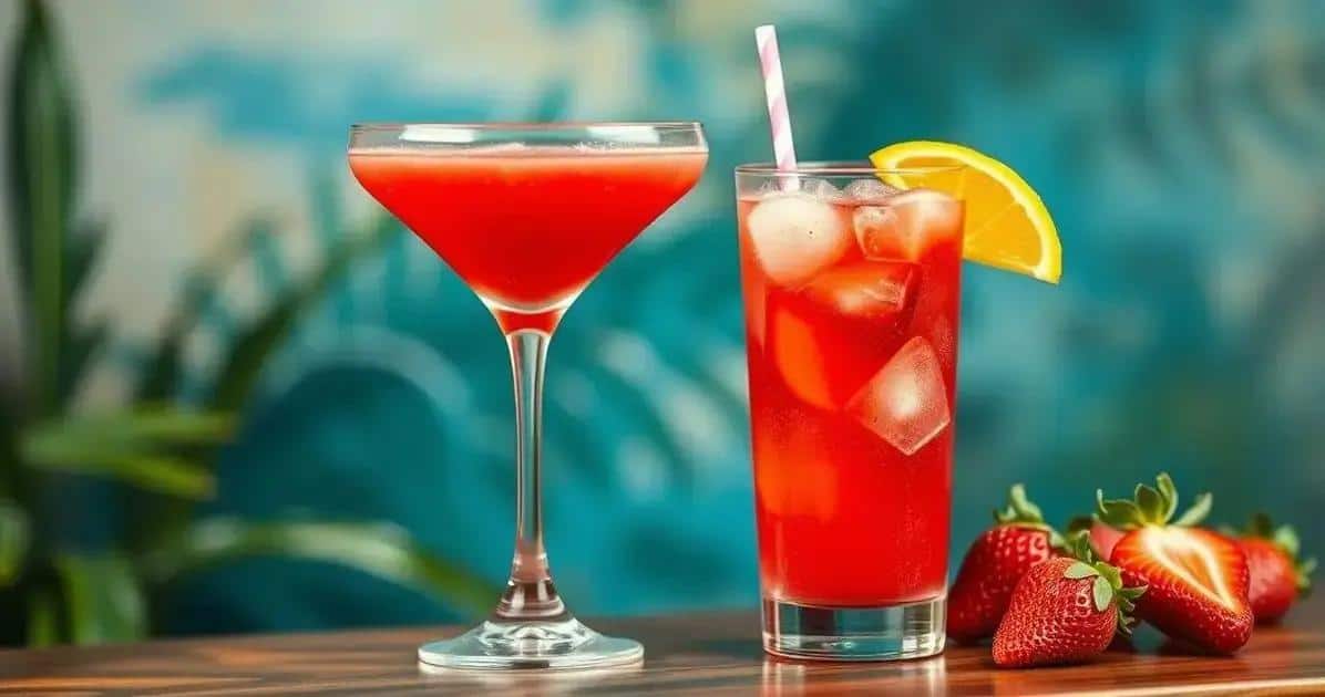 Daiquiri con Fresa: La Mejor Variación del Clásico Cubano – ¡Tan Delicioso!