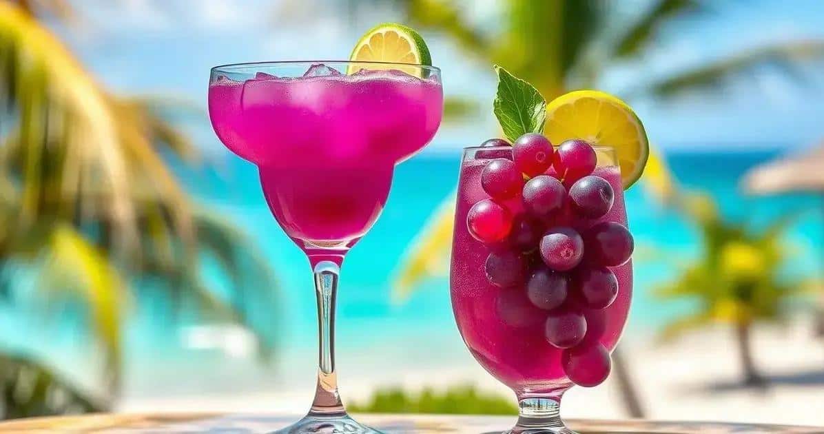 Descubre la Frescura Irresistible del Daiquiri de Uva: ¡Un Cóctel que Encanta!