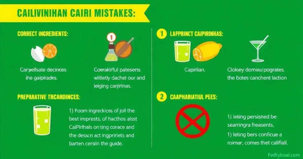 Errores Comunes al Hacer Caipirinha