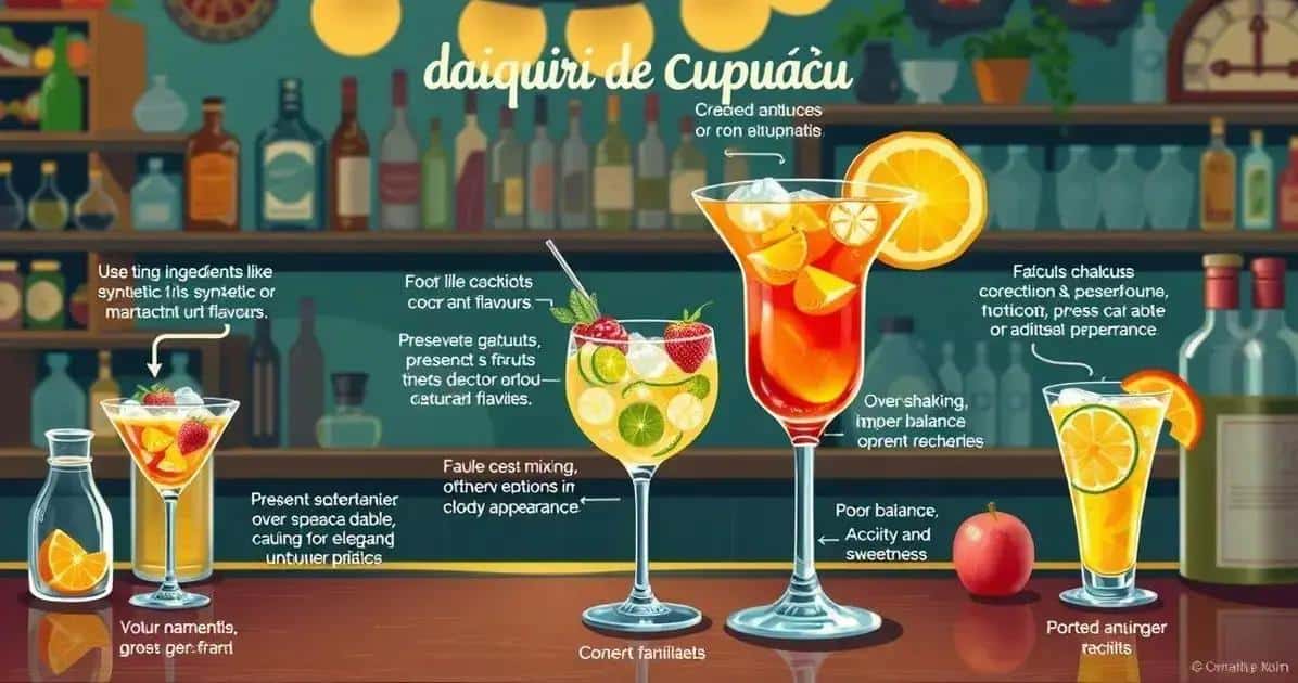 Errores Comunes al Preparar un Daiquiri