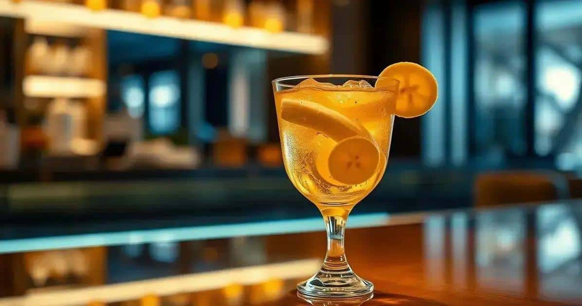 Gin Tónica con Licor de Plátano: ¡Audaz y Sabrosa!