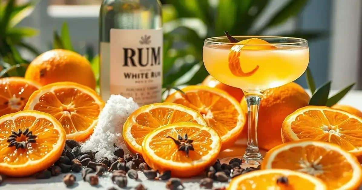 Ingredientes de la Caipiríssima de Naranja