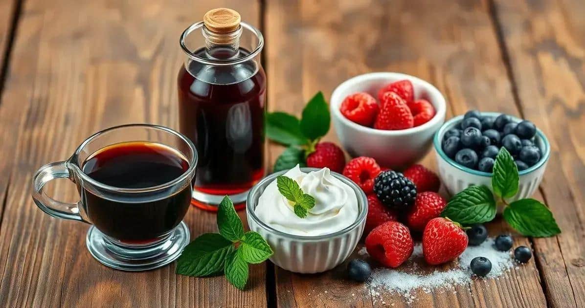 Ingredientes esenciales para Café con licor de frutas rojas