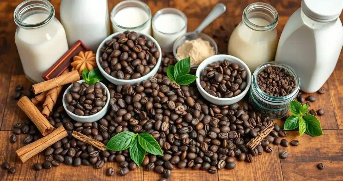Ingredientes para la Bebida de Café Perfecta