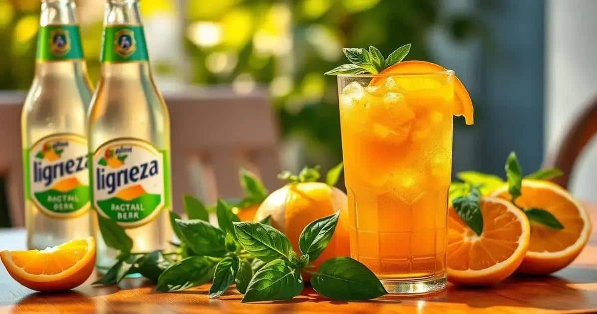 Ingredientes para la Cerveza con Jugo de Naranja y Albahaca