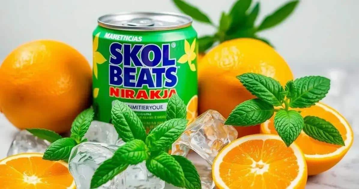 Ingredientes para preparar Skol Beats tropical con naranja