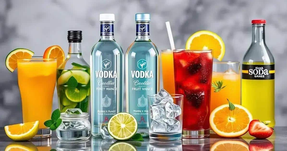 Ingredientes para Vodka con Jugo de Frutas
