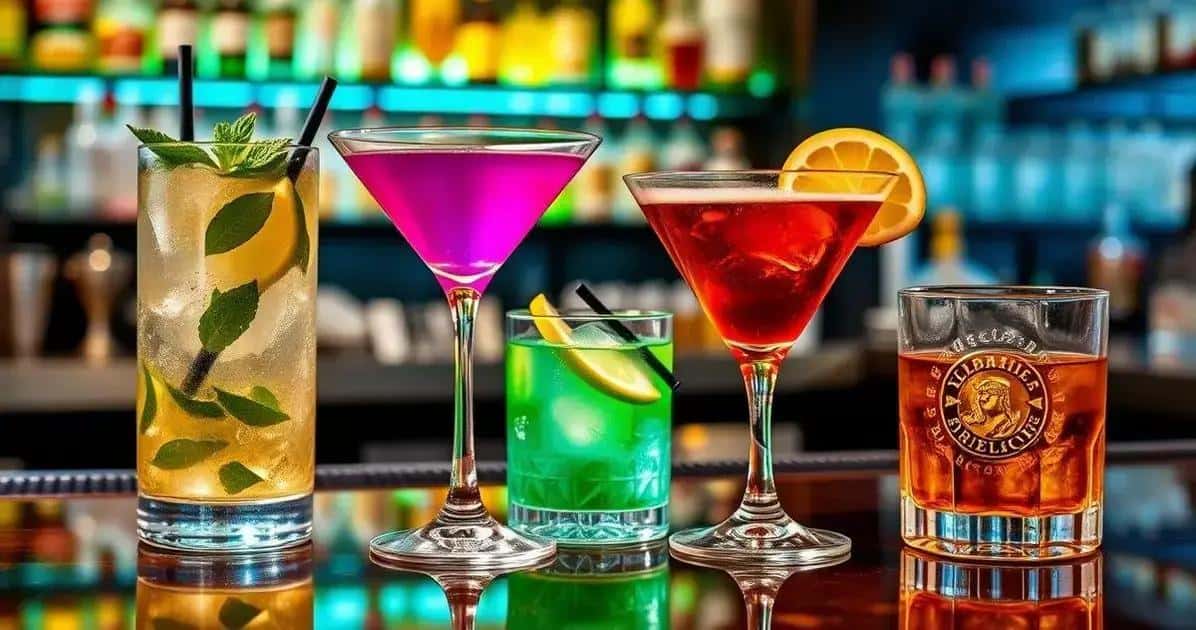 Los 7 Cócteles Clásicos Más Solicitados en la Noche Brasileña.