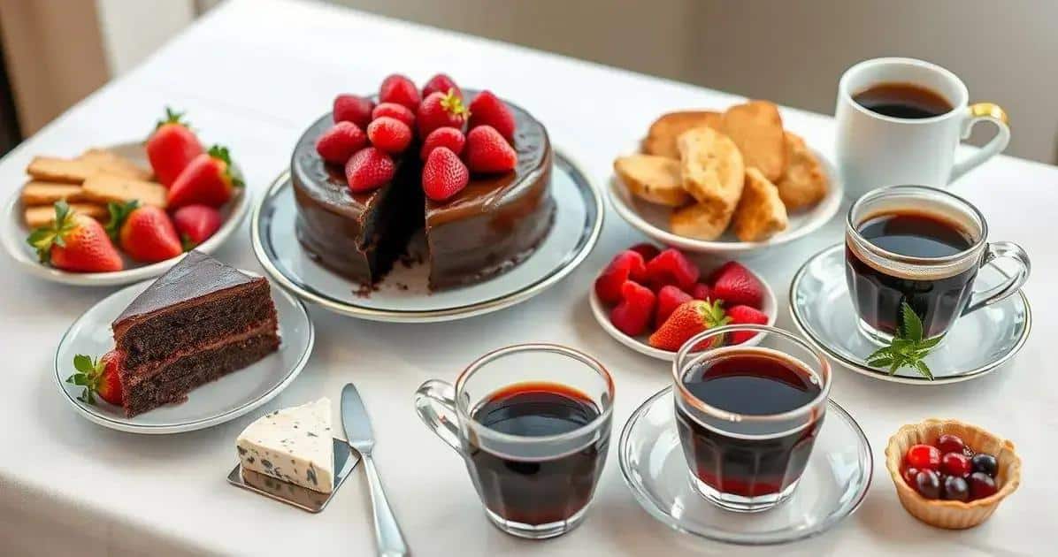 Maridaje ideal para Café con licor de frutas rojas