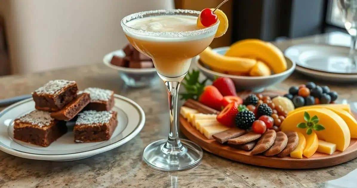 Maridaje perfecto para el Daiquiri de dulce de leche