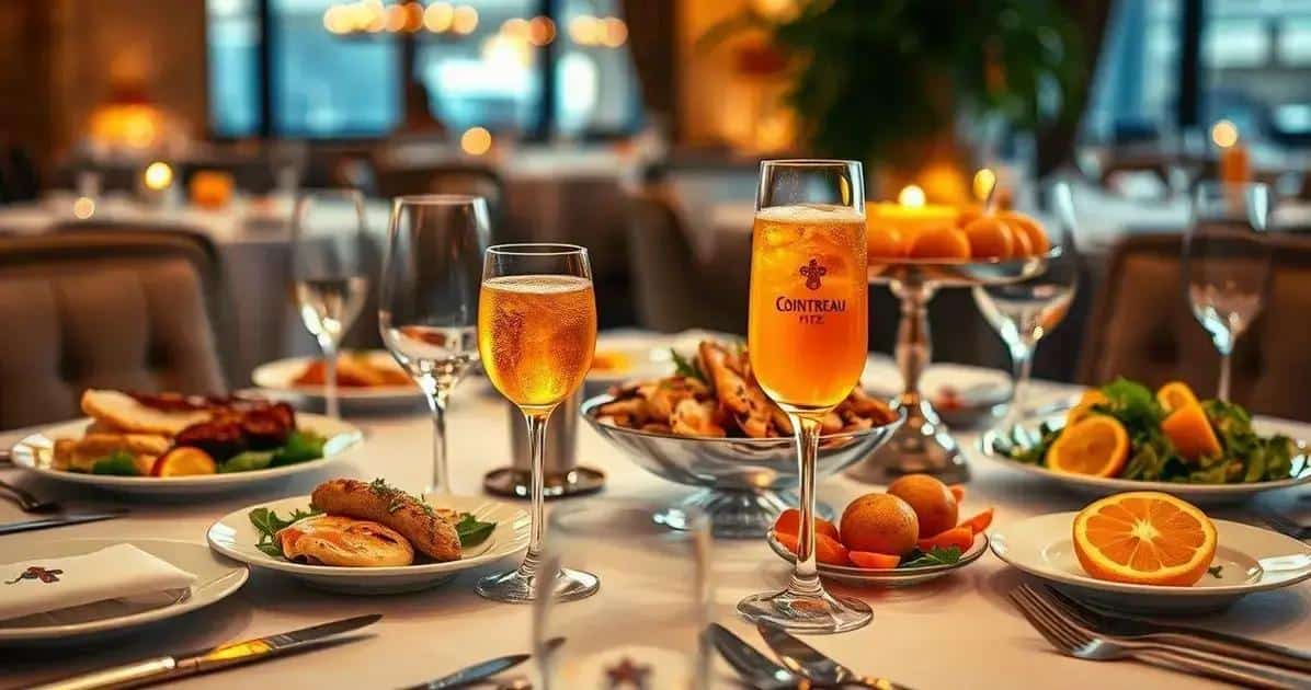 Maridaje perfecto para tu bebida con Cointreau fizz