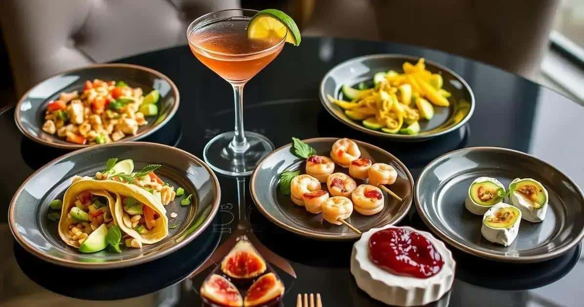 Maridajes ideales para acompañar el Martini con espuma de maracuyá y menta