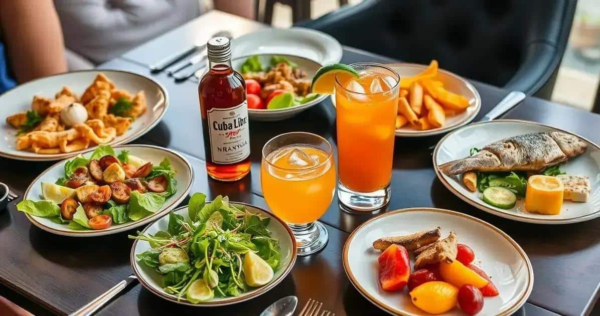 Maridajes Perfectos para el Cuba Libre de Naranja