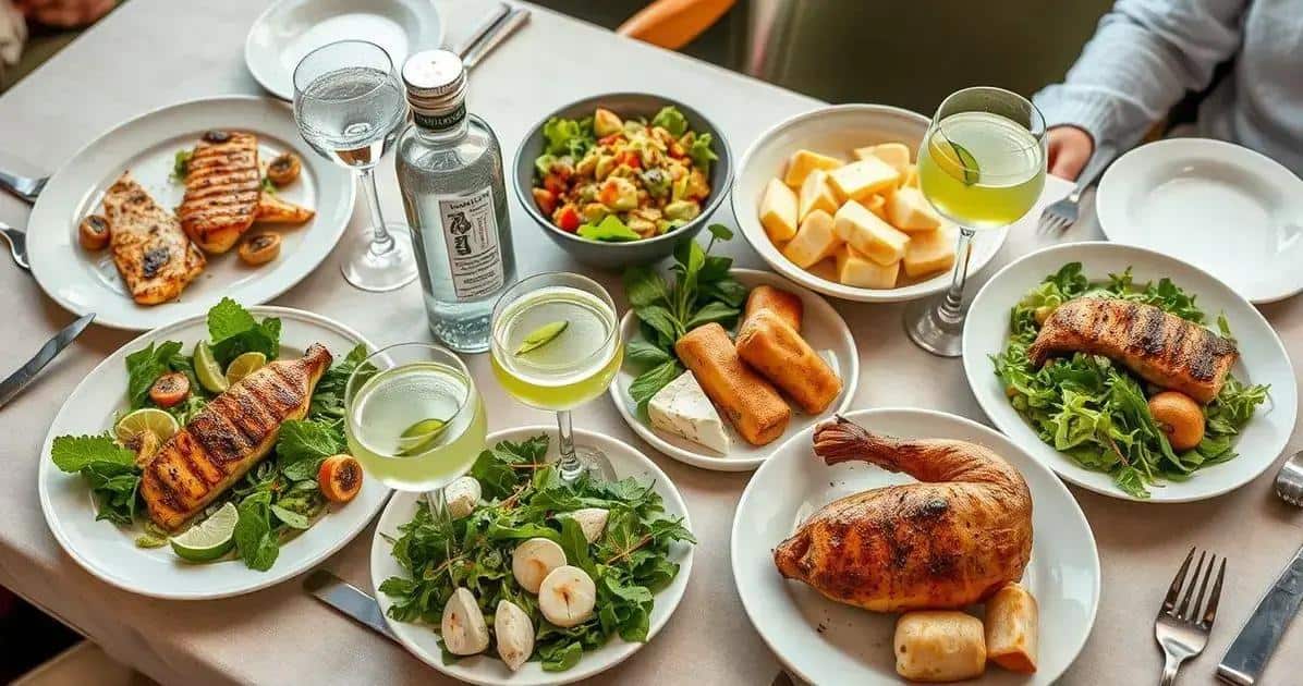 Maridajes Perfectos para Vodka con Licor de Manzana Verde y Romero