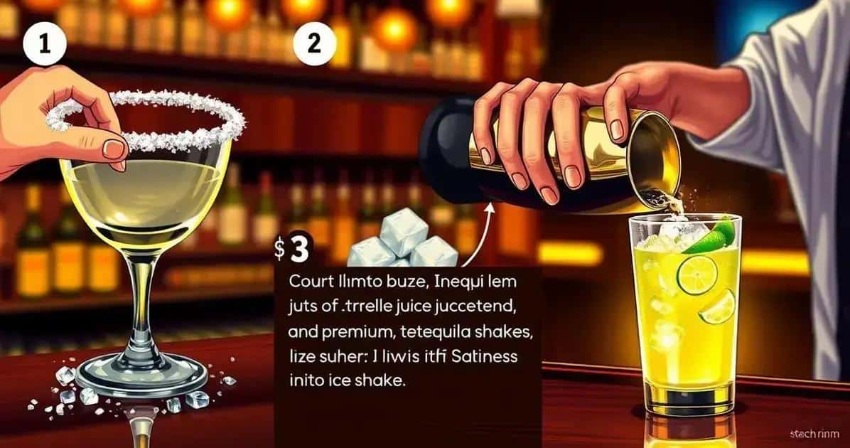 Método de Preparación de Bebida Margarita