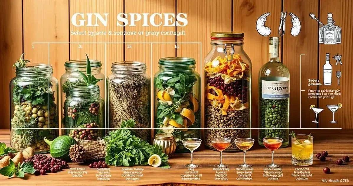 Método de preparación de Especias para gin
