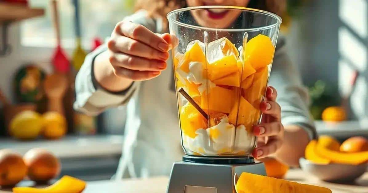 Método de Preparación de la Batida de Mango