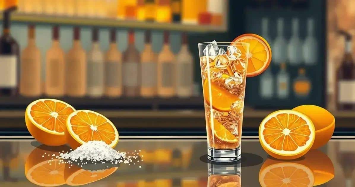 Método de preparación de la caipiríssima de naranja