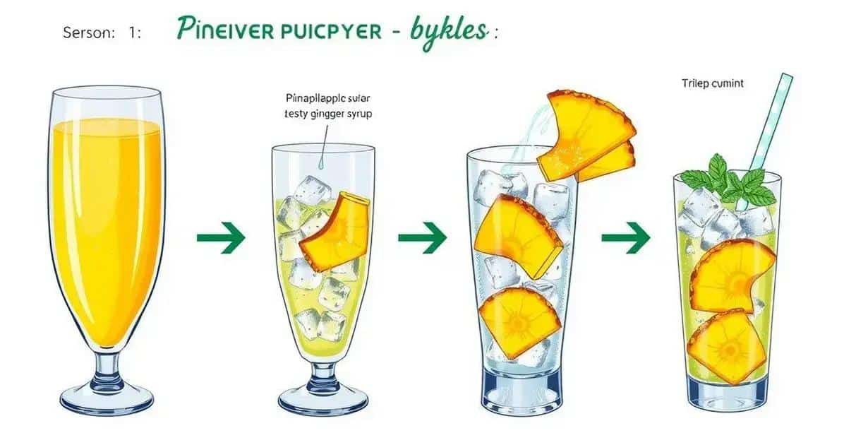 Método de Preparación de Soda de Piña