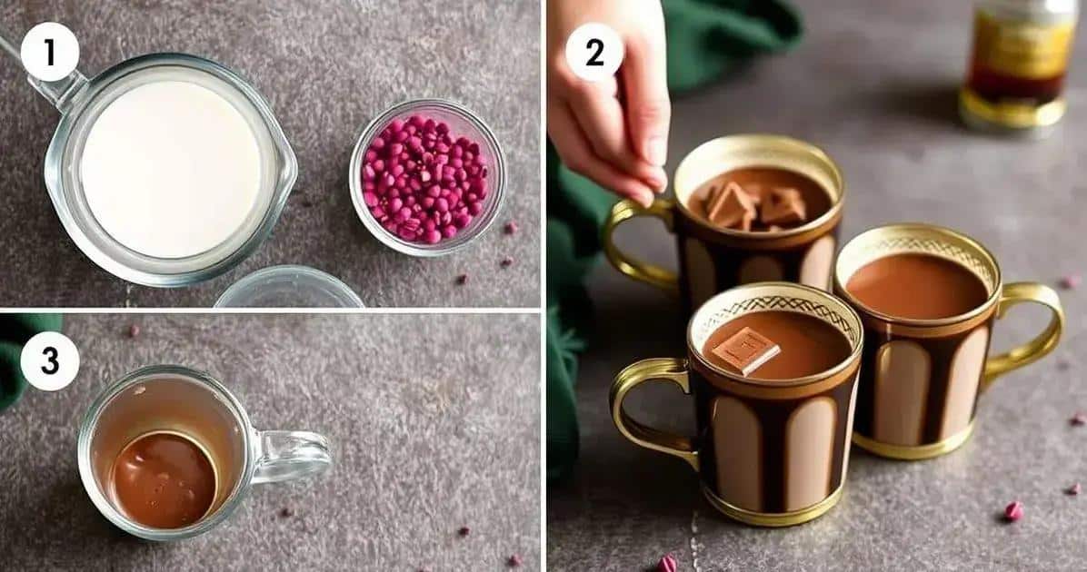 Método de preparación del chocolate caliente