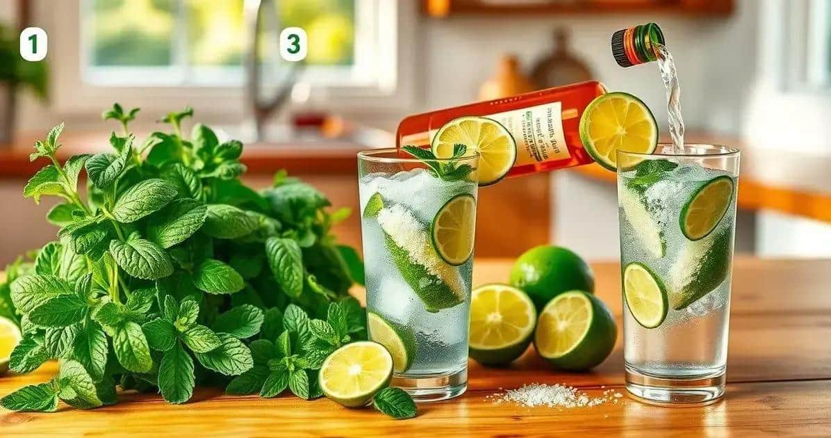 Preparación del Mojito