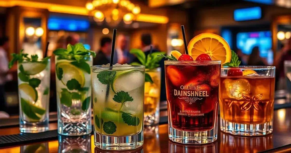 Receta de los 7 Cócteles Clásicos Más Solicitados en la Noche Brasileña.