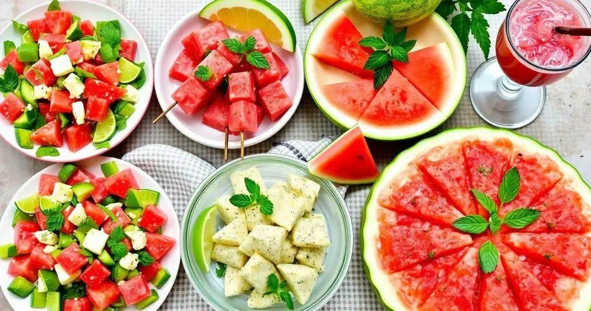 Recetas alternativas con sandía