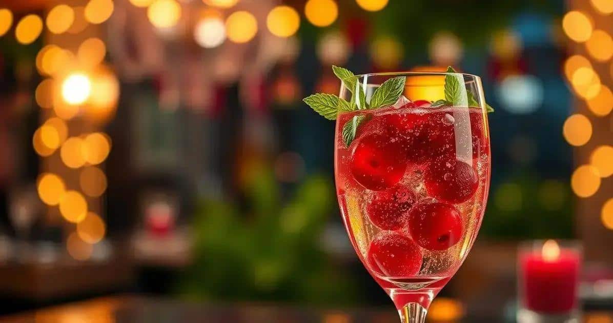 Ron con espumante y frutas rojas: la bebida perfecta para sorprender