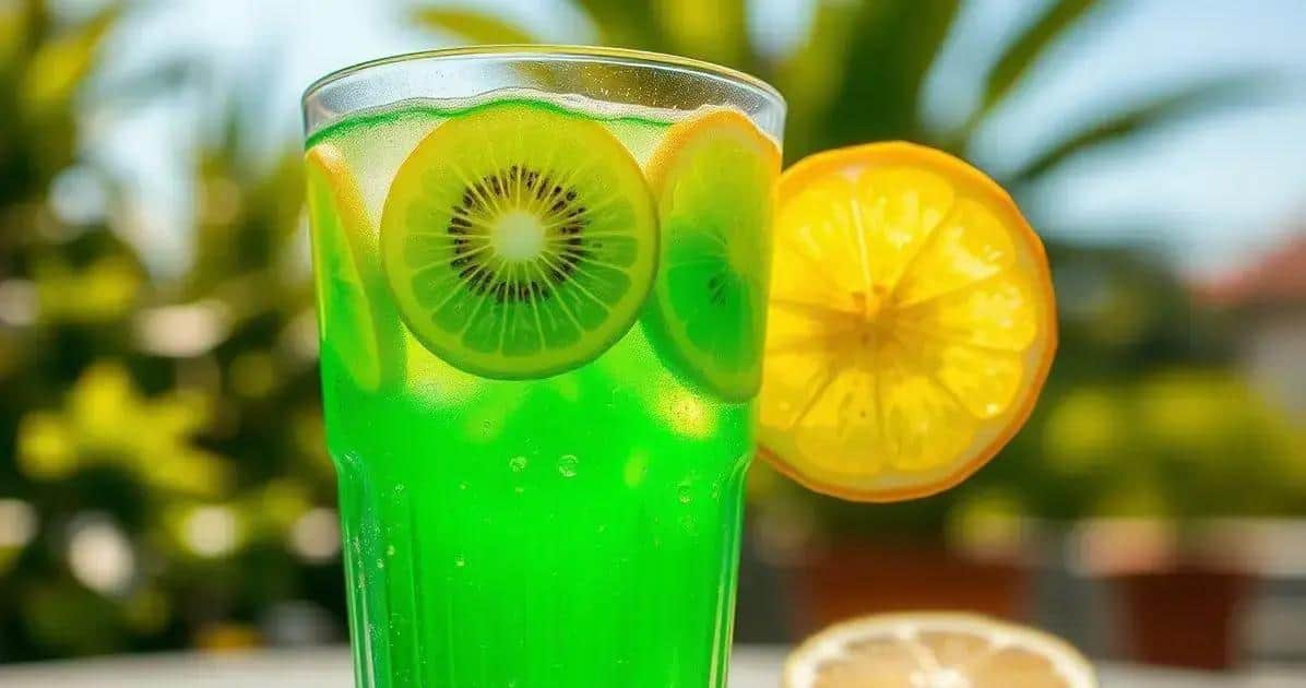 Soda de Kiwi con Limón Siciliano: ¡Refresca tu Verano con Estilo!
