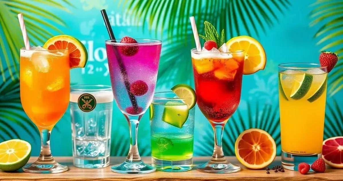 Variaciones de la bebida tropical