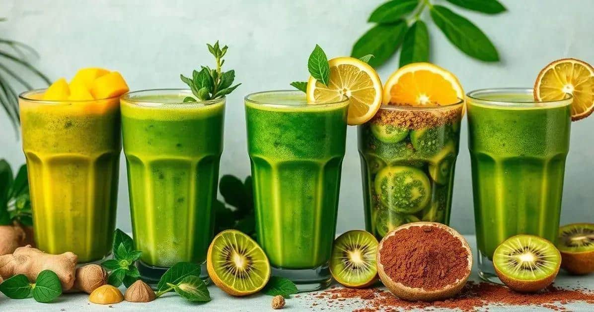 Variaciones de la Bebida Verde con Otros Sabores