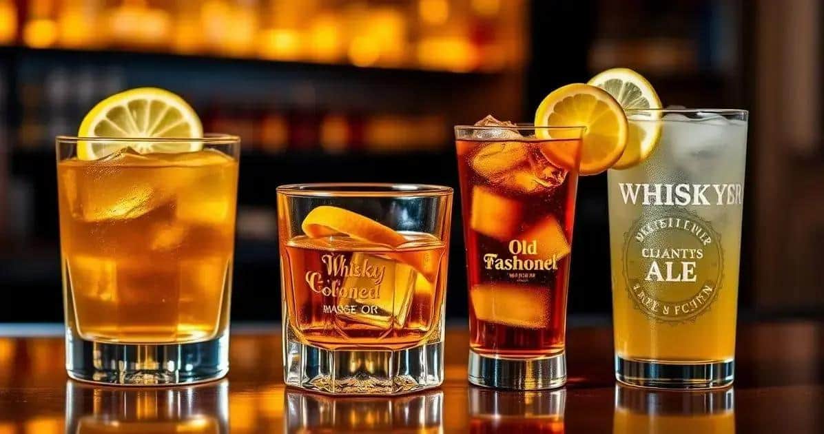 Variaciones de la receta con whisky