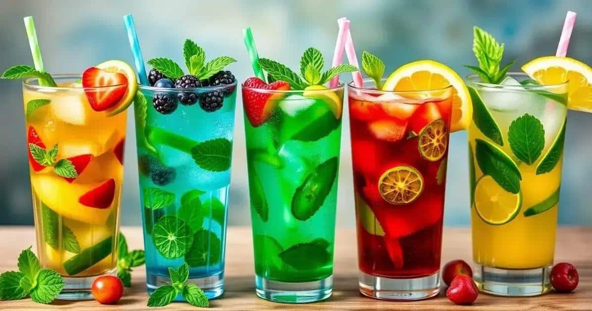 Variaciones de la Receta de Bebida de Menta Variaciones de la Receta de Bebida de Menta