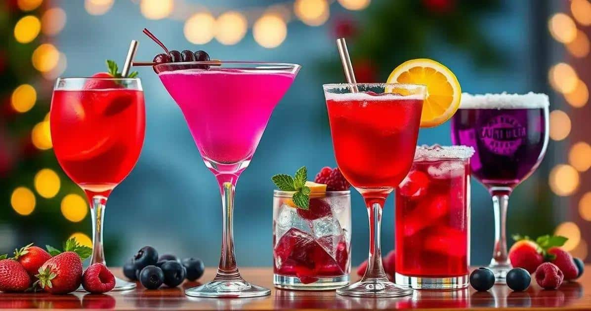 Variaciones de receta con frutas rojas