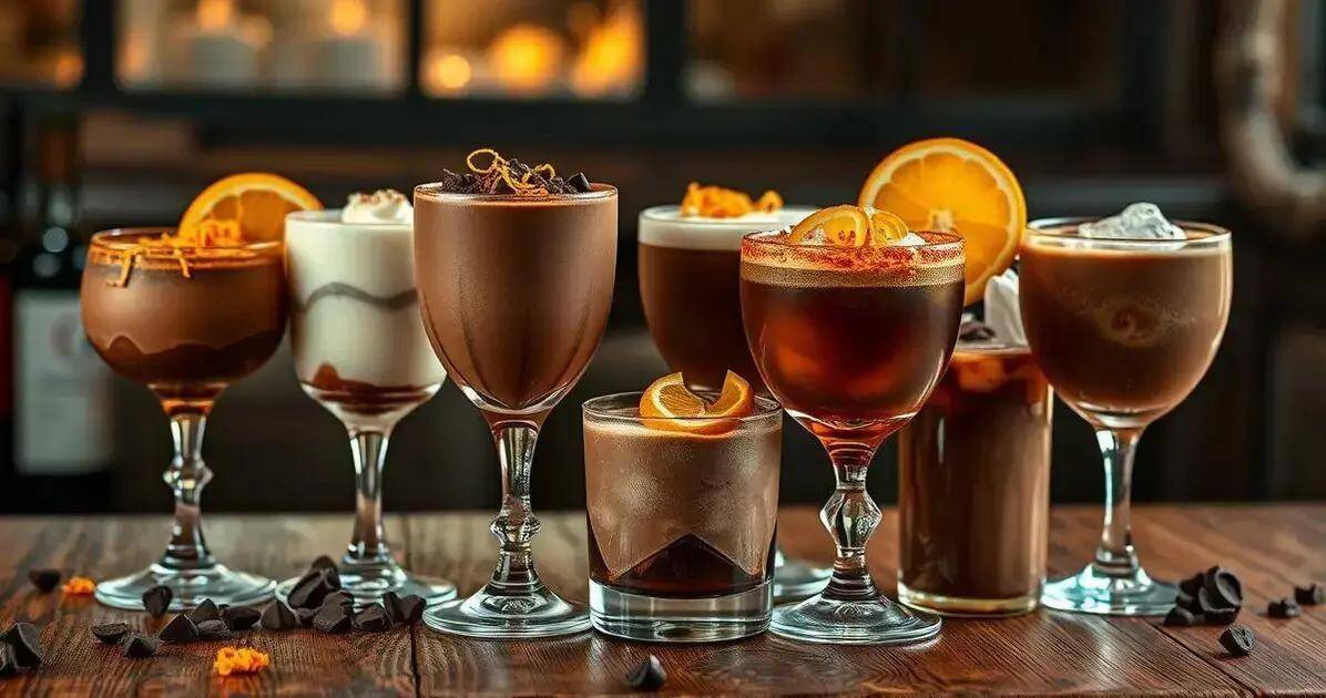Variaciones del Chocolate con Ron y Ralladura de Naranja