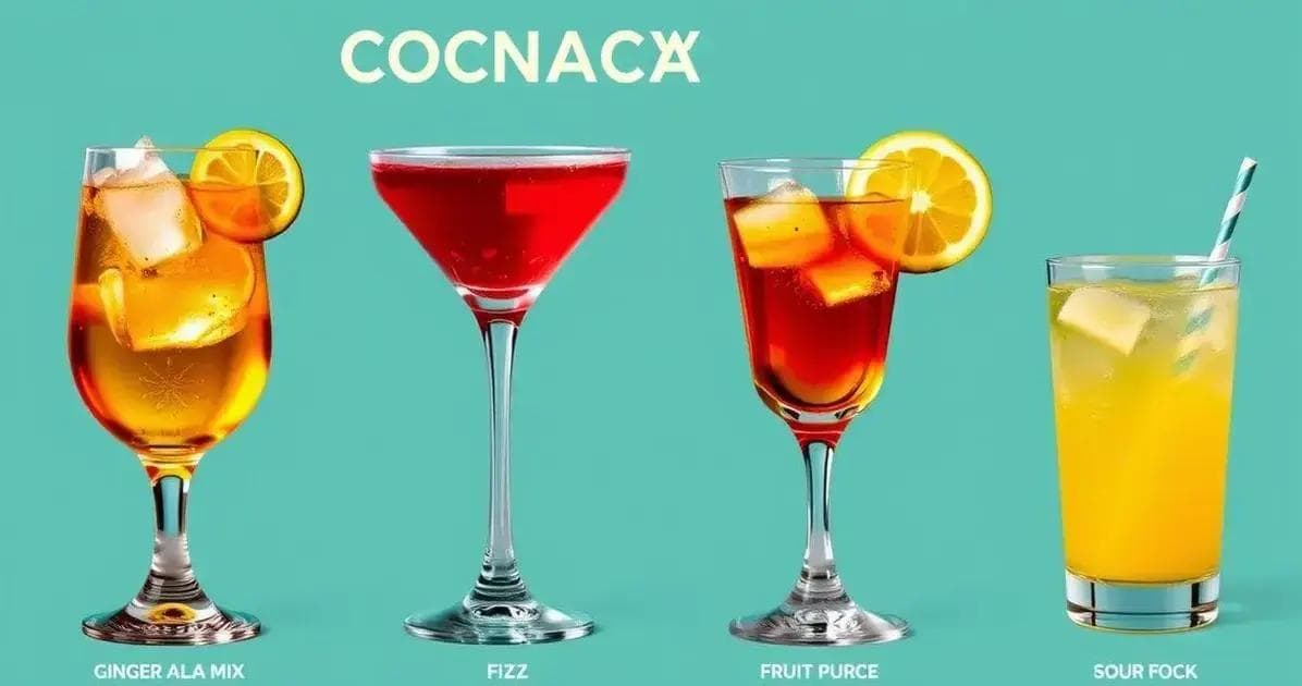 Variaciones del cóctel con coñac