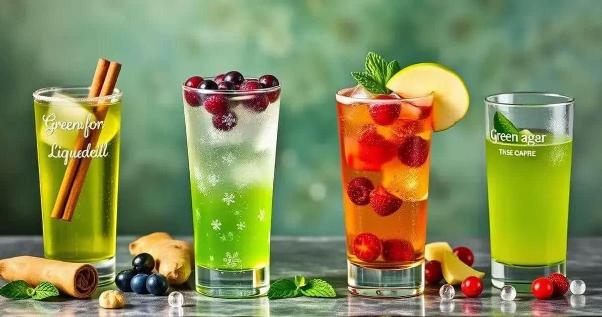 Variaciones del licor de manzana verde