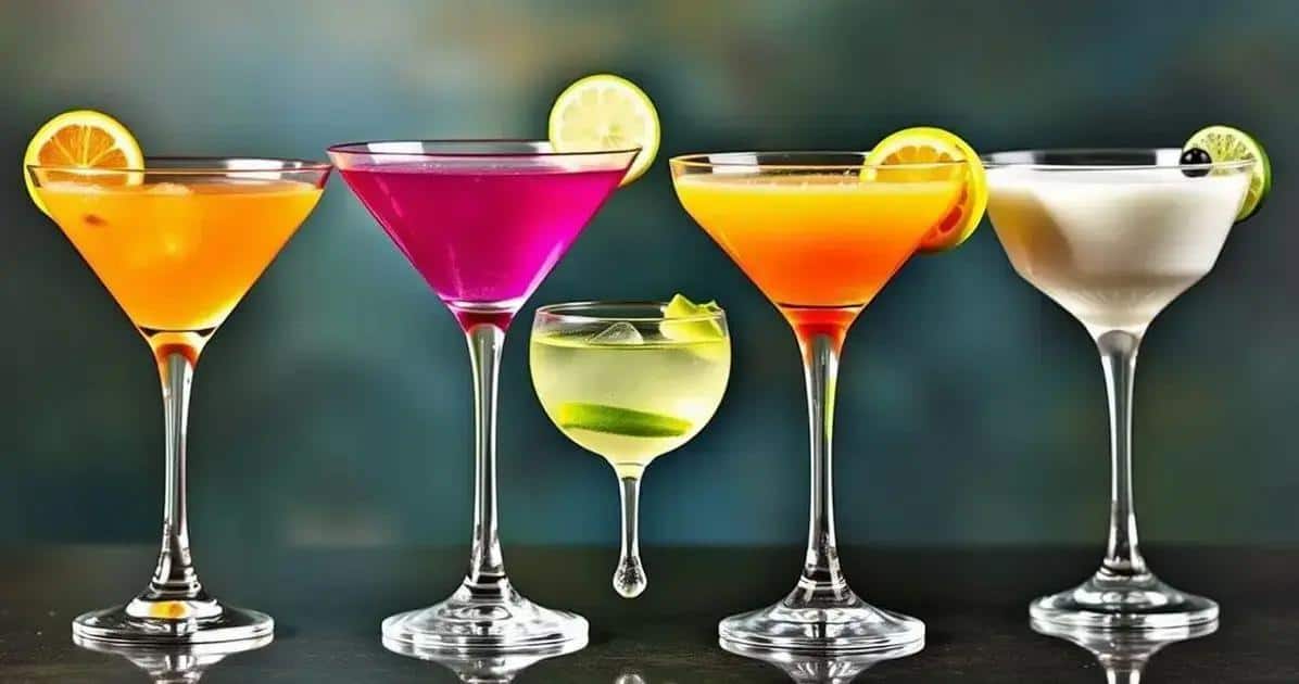 Variaciones del Martini con Espuma de Maracuyá