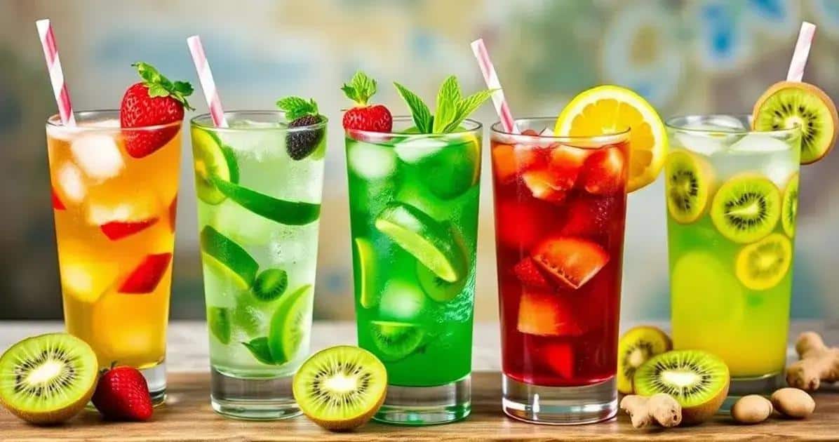 Variaciones del Mocktail de Kiwi