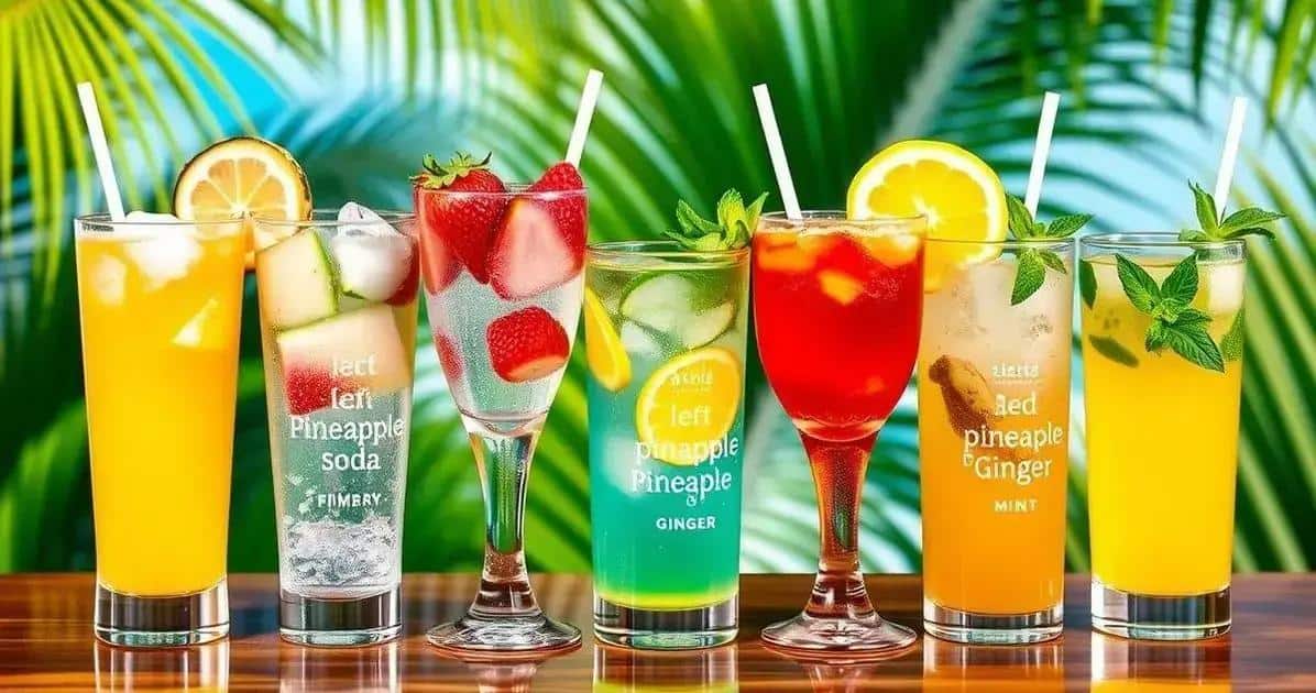 Variedades de Soda de Piña con Sabor