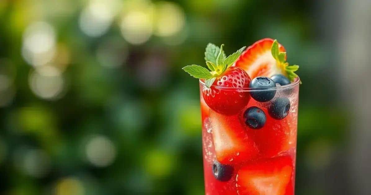 Vodka con soda de frutas rojas: La bebida refrescante que no te puedes perder