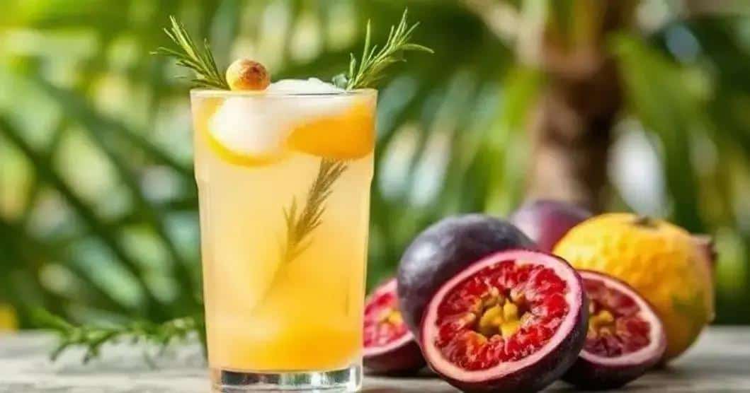 Agua de Coco con Jugo de Maracuyá y Romero: Refrescos Naturales que Enamoran