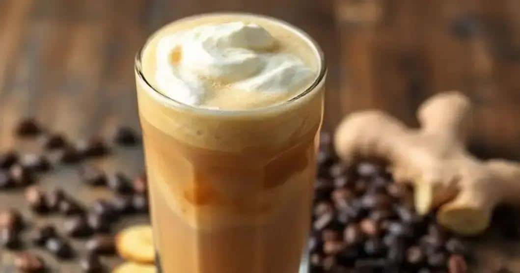 Café Helado con Espuma de Jengibre: Una Delicia Refrescante y Sorprendente