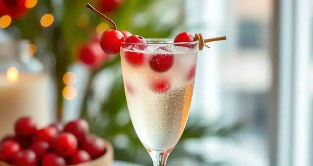 Champaña con Licor de Coco y Frutas Rojas: Una Delicia Refrescante