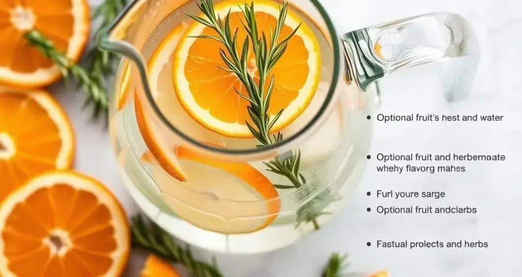 Consejos para mejorar el sabor de agua infusionada